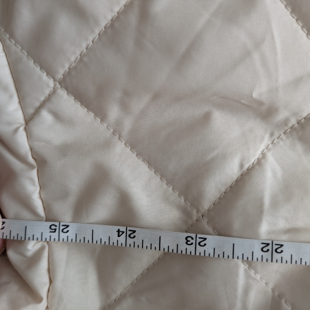 Cream Quilted Jacket - Picture 10 of 11